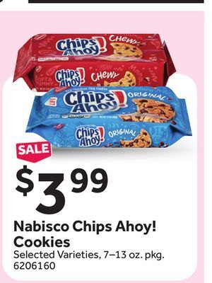 Stop&Shop Nabisco chips ahoy! cookies offer