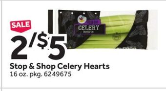 Stop&Shop Stop & shop celery hearts offer