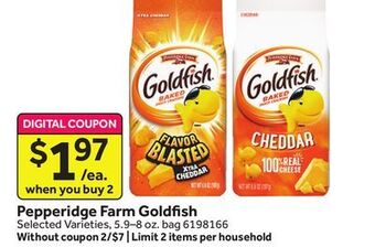 Stop&Shop Pepperidge farm goldfish offer