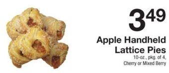 The Fresh Grocer Apple handheld lattice pies offer