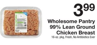 The Fresh Grocer 99% lean ground chicken breast offer