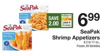 The Fresh Grocer Shrimp appetizers offer