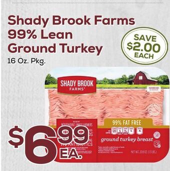 DeCicco & Sons Shady brook farms 99% lean ground turkey offer