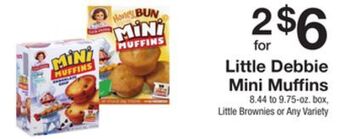 The Fresh Grocer Mini muffins offer
