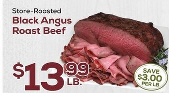 DeCicco & Sons Black angus roast beef offer