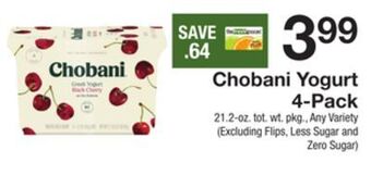 The Fresh Grocer Yogurt 4-pack offer