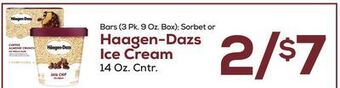 DeCicco & Sons Haagen-dazs ice cream 14 oz. cntr offer