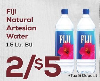 DeCicco & Sons Fiji natural artesian water offer