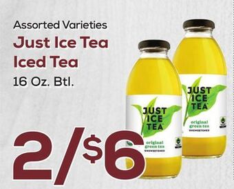 DeCicco & Sons Just ice tea iced tea offer