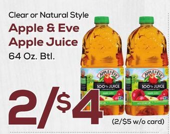 DeCicco & Sons Apple & eve apple juice offer