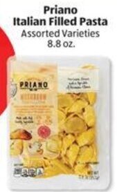 Aldi Priano Italian Filled Pasta Assorted Varieties 8.8 oz. offer