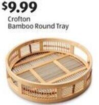 Aldi Crofton Bamboo Round Tray offer