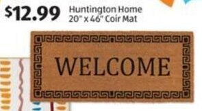 Aldi Huntington Home 20" x 46" Coir Mat offer