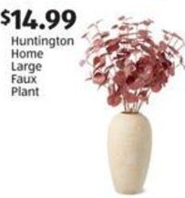 Aldi Huntington Home Large Faux Plant offer