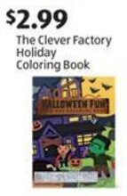 Aldi The Clever Factory Holiday Coloring Book offer