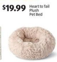 Aldi Heart to Tail Plush Pet Bed offer