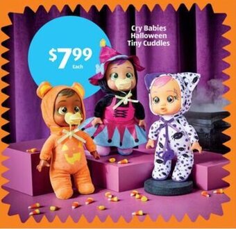 Aldi Cry Babies Halloween Tiny Cuddles offer