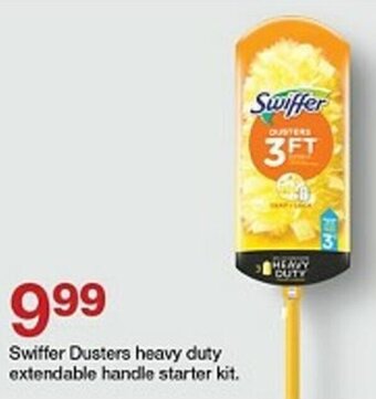 Target Swiffer Dusters heavy duty extendable handle starter kit. offer