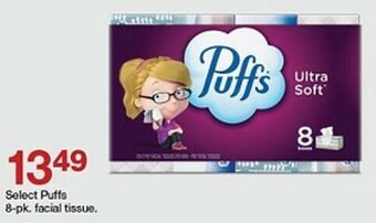 Target Select Puffs 8-pk. facial tissue. offer