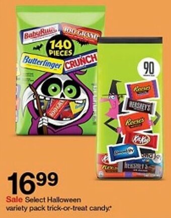 Target Select Halloween variety pack trick-or-treat candy offer