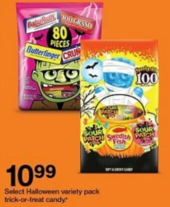 Target Select Halloween variety pack trick-or-treat candy offer