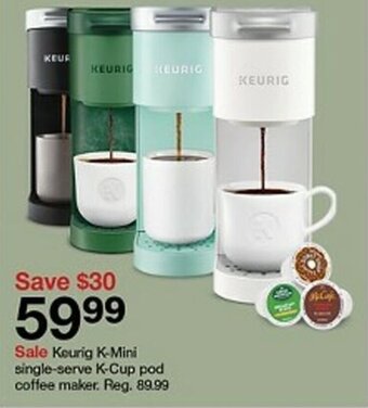 Target Keurig K-Mini single-serve K-Cup pod coffee maker offer