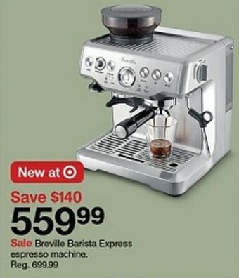 Target Breville Barista Express espresso machine offer