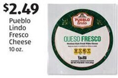 Aldi Pueblo Lindo Fresco Cheese 10 oz. offer