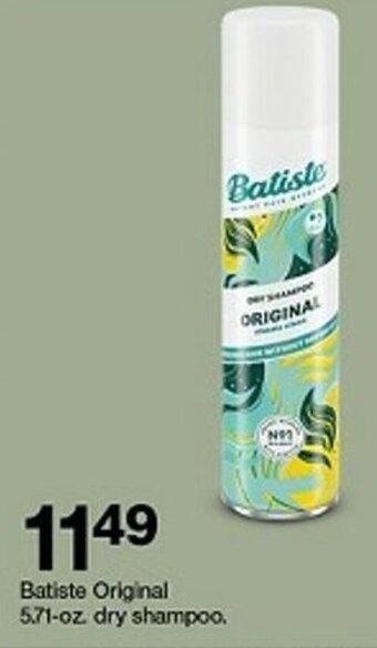 Target Batiste Original 5.71-oz. dry shampoo. offer