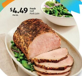 Aldi Fresh Half Pork Loin offer