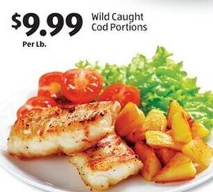 Aldi Wild Caught Cod Portions offer