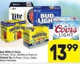 Albertsons Bud, Miller or Coors offer