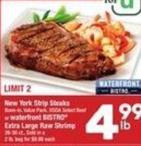 Albertsons New York Strip Steaks offer