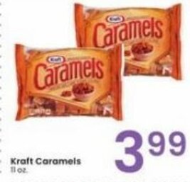 Albertsons Kraft Caramels 11 oz offer