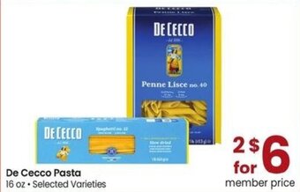 Albertsons De Cecco Pasta offer