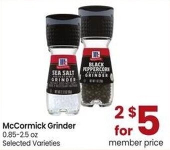 Albertsons McCormick Grinder offer