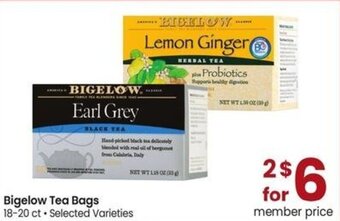 Albertsons Bigelow Tea Bags offer
