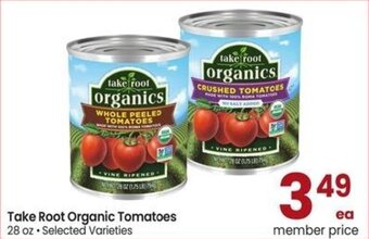 Albertsons Take Root Organic Tomatoes offer