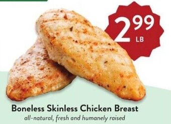 Fresh Thyme Boneless Skinless Chicken Breast offer