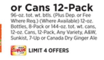 ShopRite Cans 12-pack offer