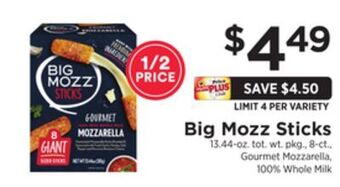 ShopRite Big mozz sticks offer
