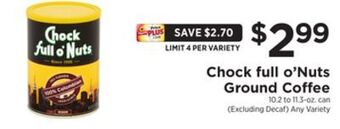ShopRite Ground coffee offer