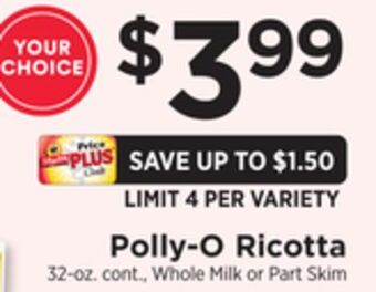 ShopRite Ricotta offer