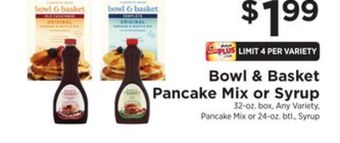 ShopRite Pancake mix or syrup offer