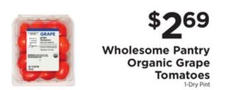 ShopRite Organic grape tomatoes offer