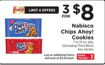 ShopRite Chips ahoy! cookies offer