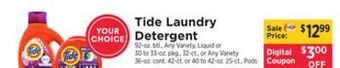 ShopRite Laundry detergent offer
