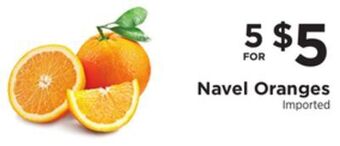 ShopRite Navel oranges offer