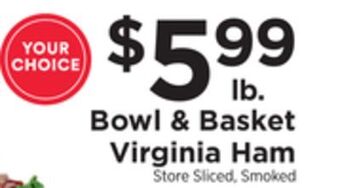 ShopRite Virginia ham offer