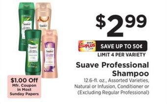 ShopRite Professional shampoo offer